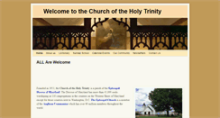 Desktop Screenshot of holytrinitybaltimore.org